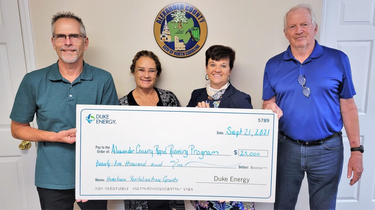 Alexander County EDC Receives 25 000 Hometown Revitalization Grant 